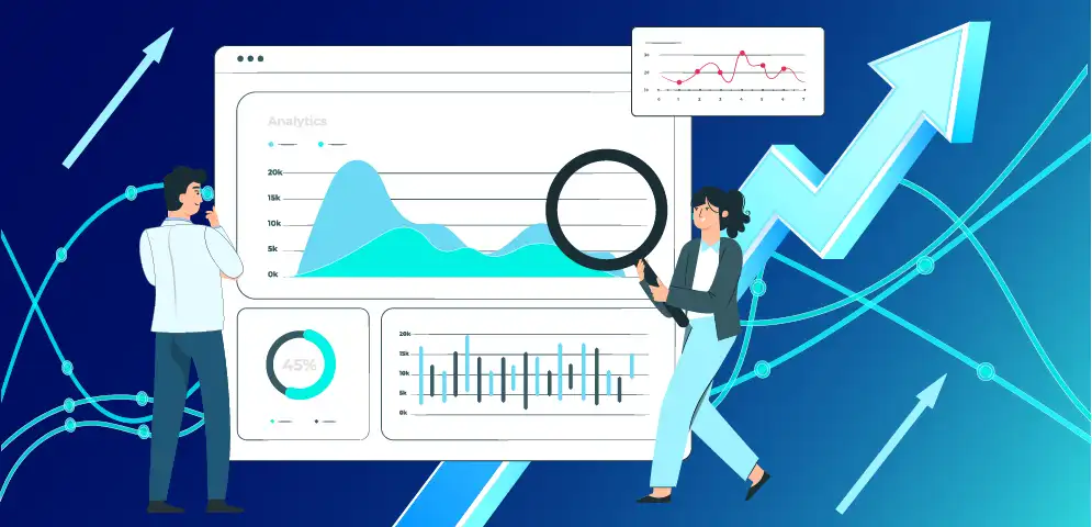 analyzing business trends and market growth