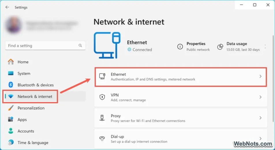 How to enable a metered connection in Windows 11 Wi-Fi settings