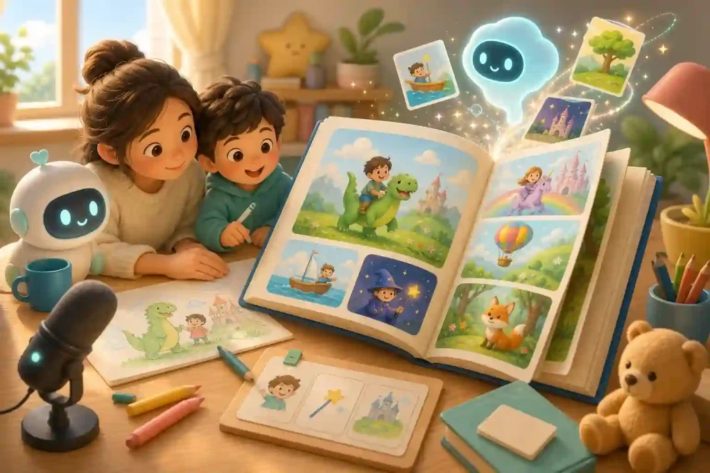 Eight-step AI workflow for creating a children's picture book