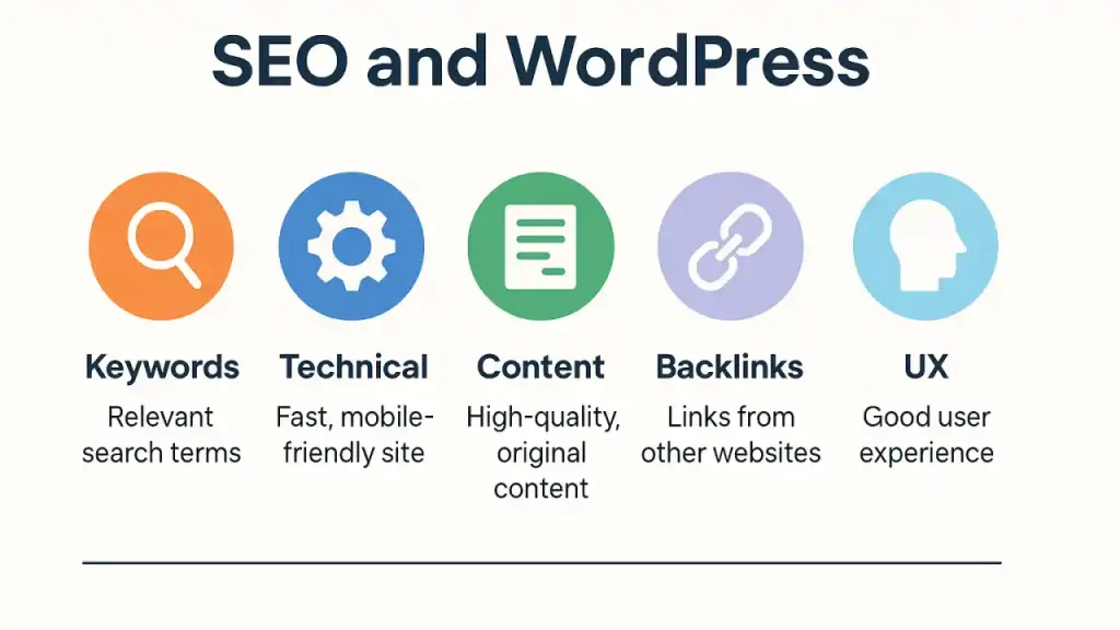 Checklist for improving existing SEO content with headings examples and internal links