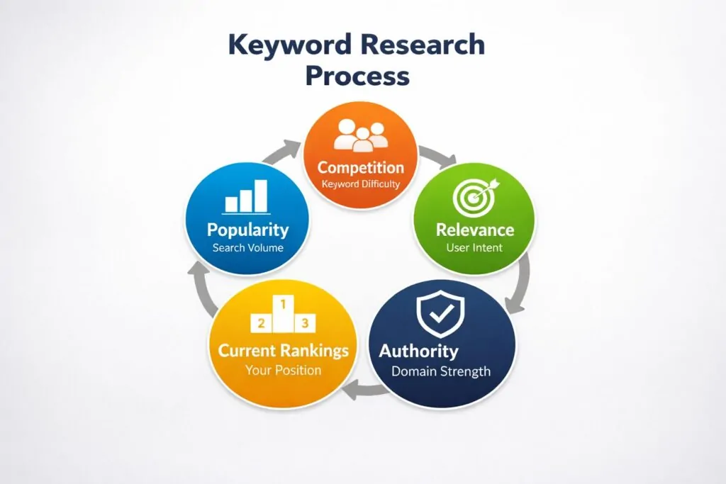 SEO keyword opportunities for pages ranking between positions 4 and 20