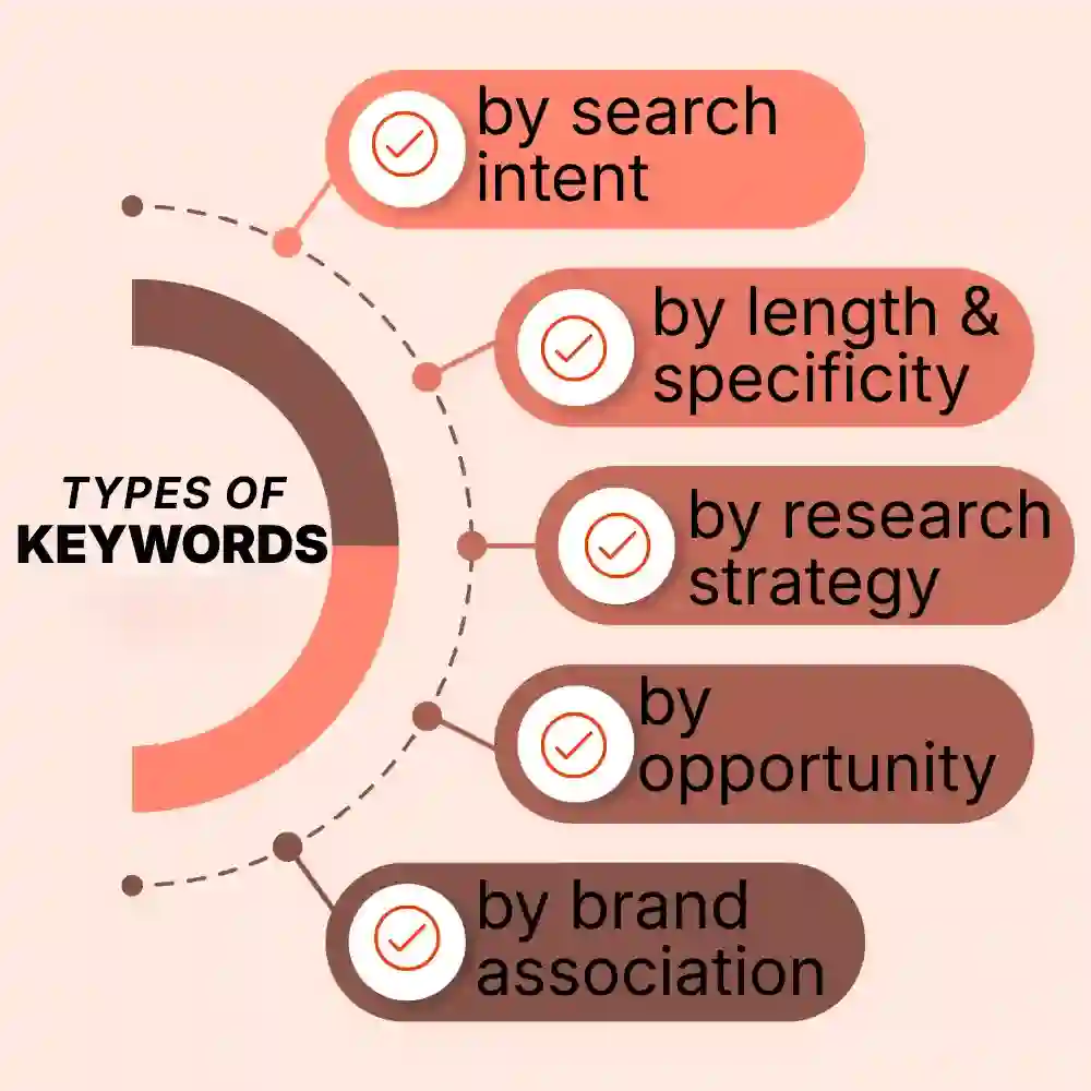 SEO process for building search visibility with a new domain