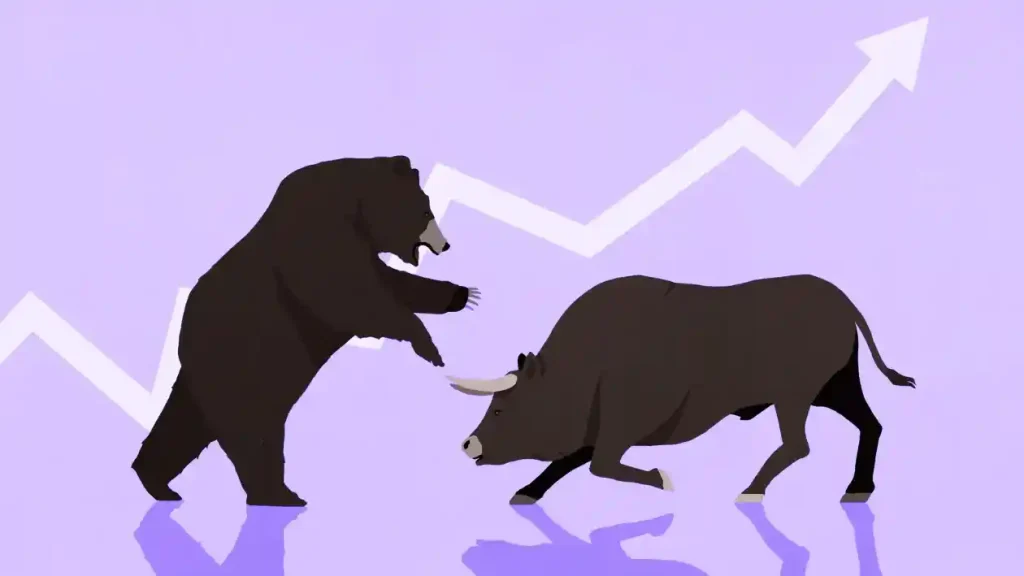 Bull and bear case comparison for stock investment analysis