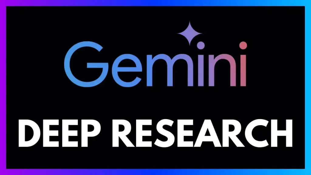 Google Gemini Deep Research workflow for researching multiple sources and creating a report