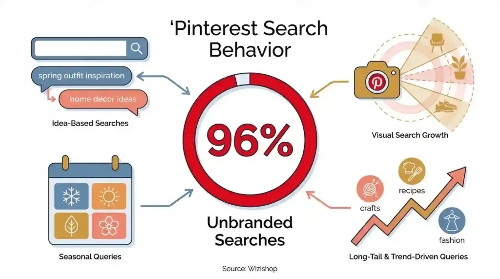 Pinterest search and shopping journey from idea discovery to purchase