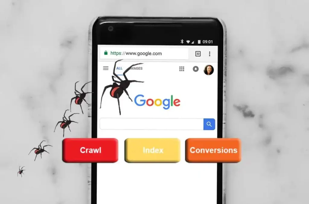 Google Search process from crawling and indexing to search results